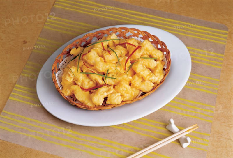 Traditional Chinese meal (deep-fry food)