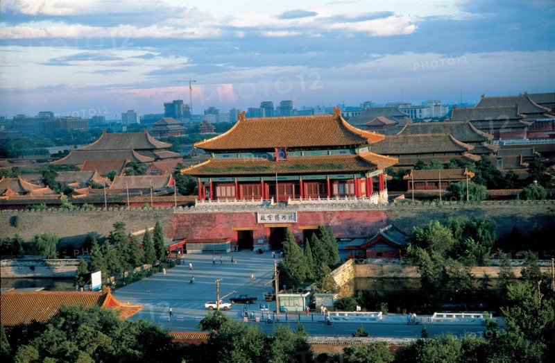 La Cité Interdite, la Tour de porte, Pékin, Chine