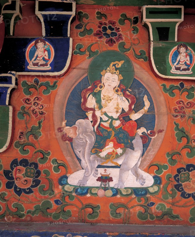 Traditional Chinese Buddha painting