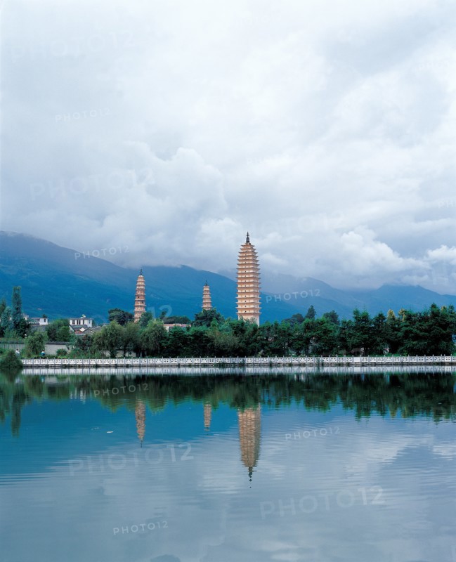 Chongsheng Temple, Three Pagodas, Dali, Yunnan Province, China