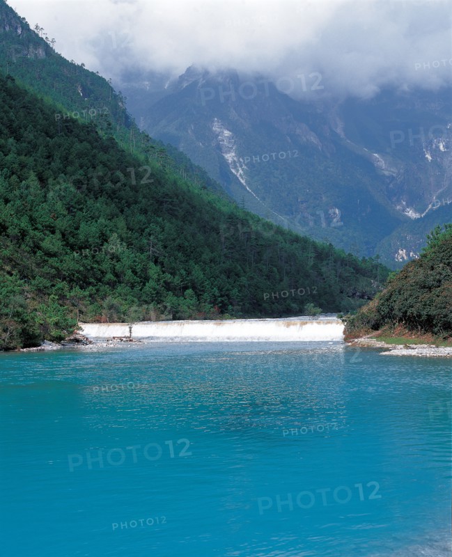 Rivière Baishui, province du Yunnan, Chine