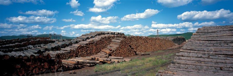 Lumberyard, Elunchun County, China
