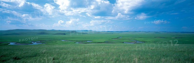 Prairie Hulun Buir, Mongolie Intérieure, Chine