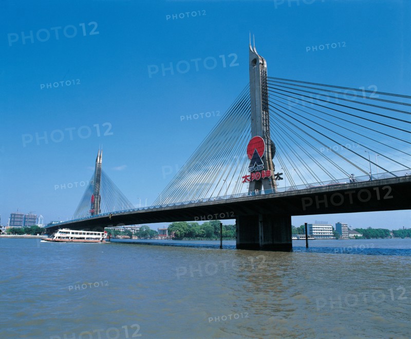 Pont Guangzhou, province du Guangzhou, Chine