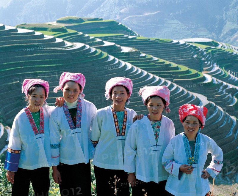 Ethnie Zhuang, Longsheng, province du Guangxi, Chine