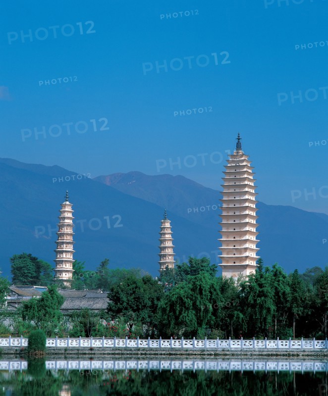 Temple Chongsheng, Dali,  province du Yunnan, Chine