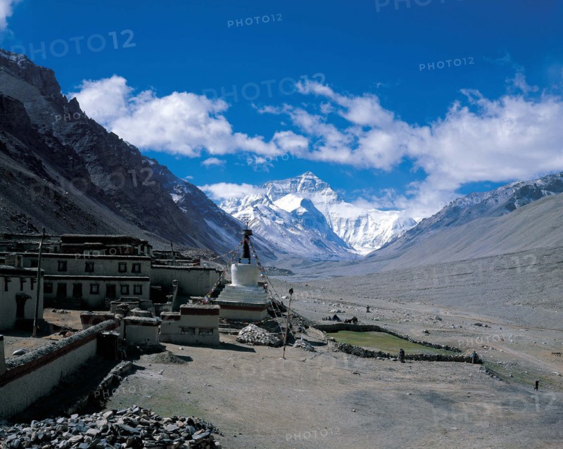 Mont Qomolangma, Tibet, Chine