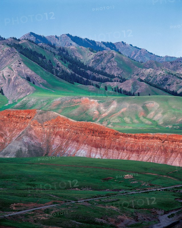 Prairie Nalati, province du Xinjiang, Chine