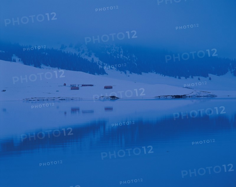 Lac Sayram,  province du Xinjiang, Chine