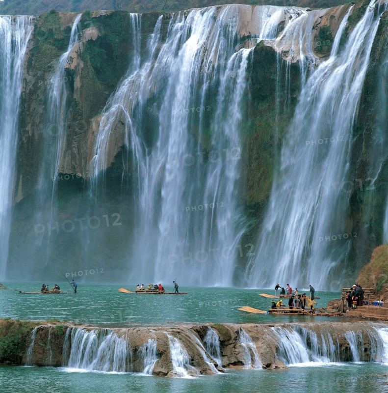 Chutes de Jiulong, province du Yunnan, Chine