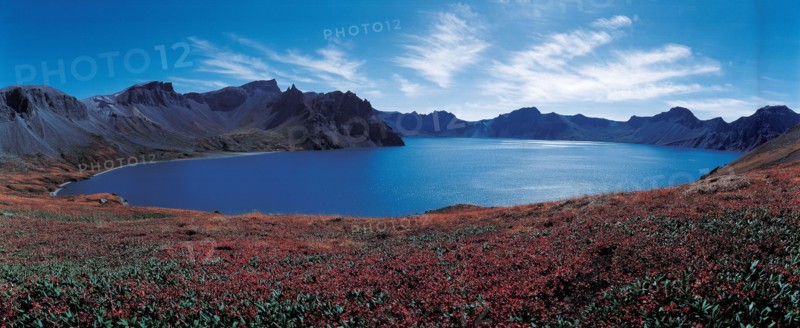 Lac céléste, Mont Changbai,  province du Jilin, Chine