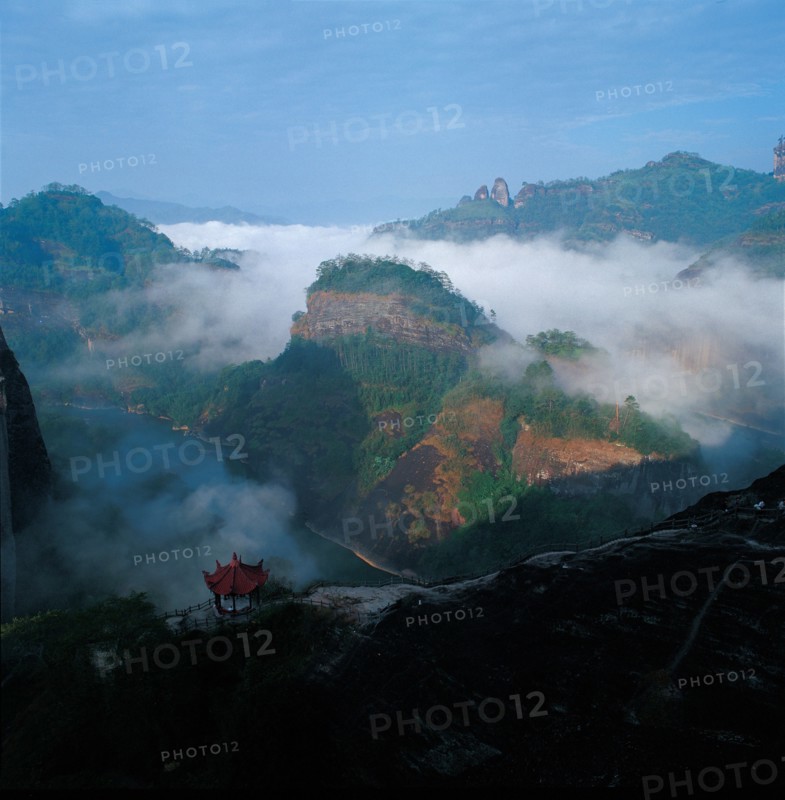 Mont Wuyi, province du Fujian, Chine