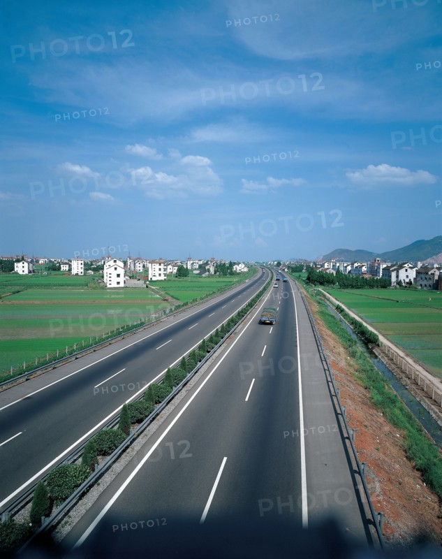 Autoroute, province du Zhejiang, Chine