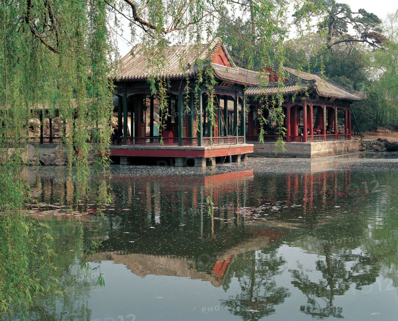 Jardin du Plaisir harmonieux, Palais d'été, Pékin, Chine