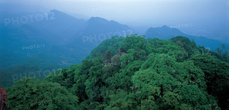 Mont QingCheng, Sichuan Province, Chine