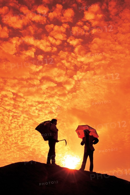 Sunset, Yunnan Province, China