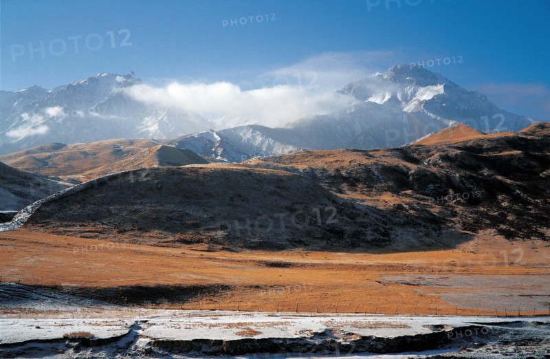 Montagne, Tibet, Chine