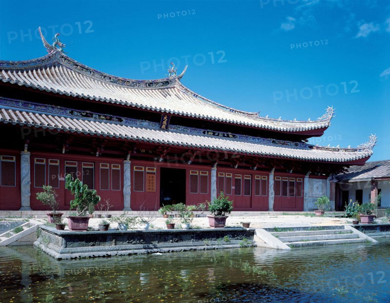 Wenmiao Temple, Dacheng Hall, Quanzhou, province du Fujian, Chine