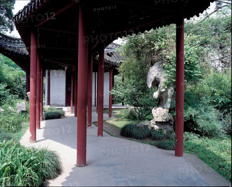 Jardin, Yangzhou,  province du Jiangsu, Chine