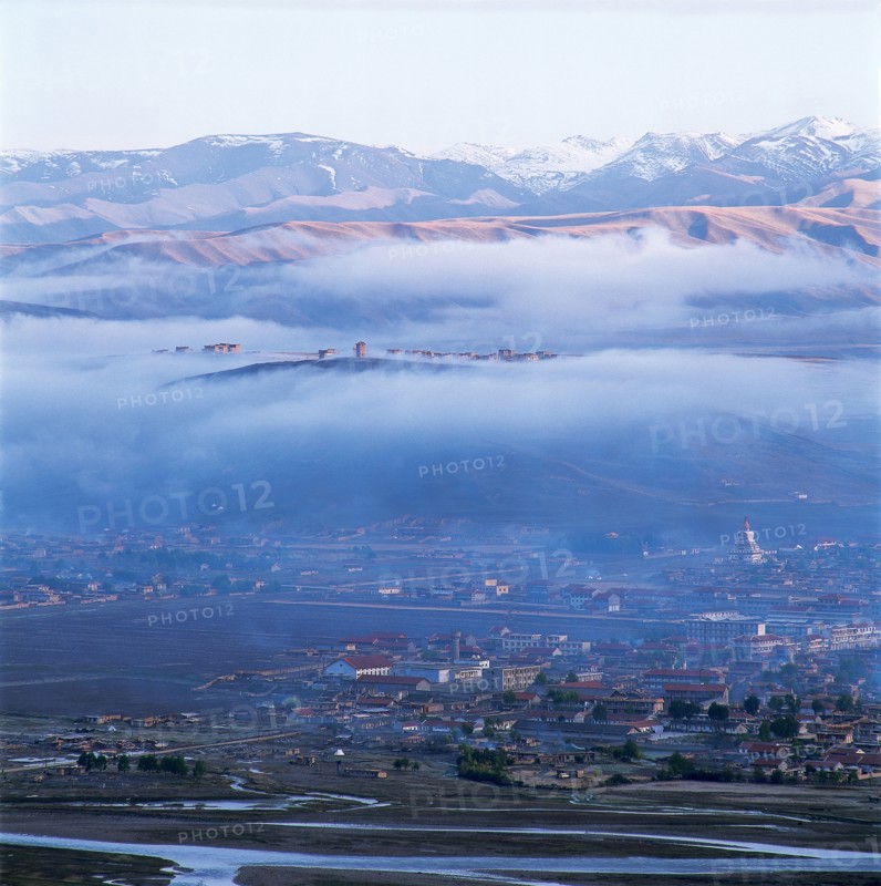 Panoramic photograph, Sichuan, China