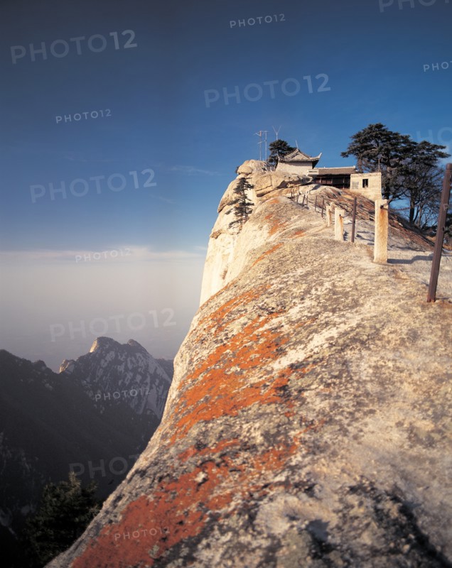 Pic ouest du Mont Huashan, Shanxi, Chine