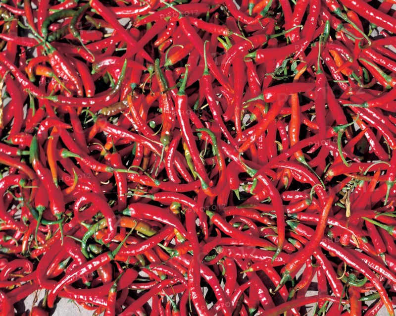 Chillies, China
