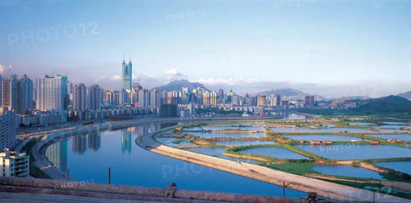 Paysage urbain, Shenzen, Chine