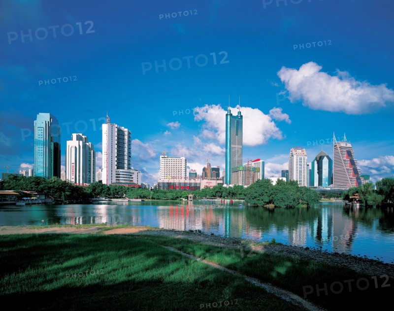 Paysage urbain, Shenzen, Chine