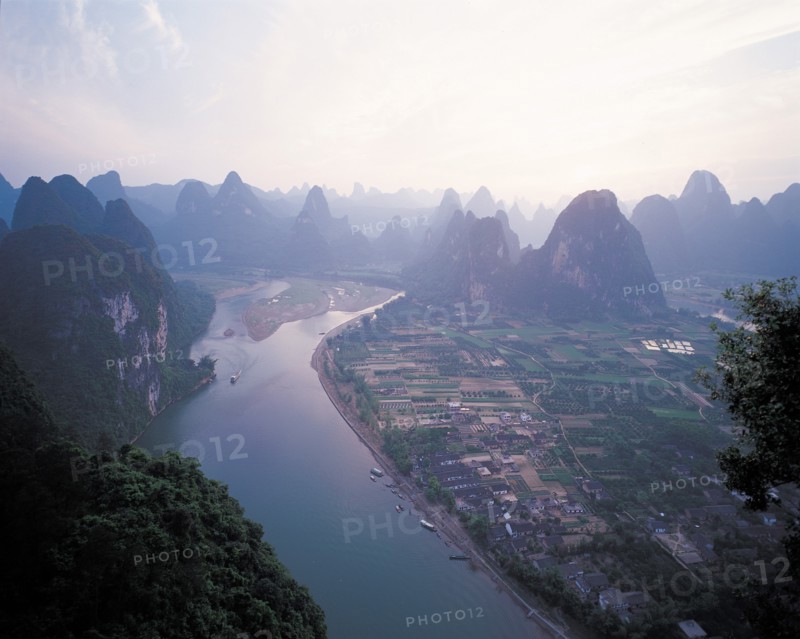 Collines de Lijiang, à Guilin,dans la province du Guangxi, Chine