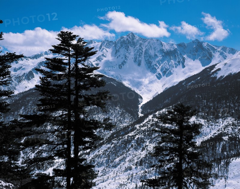Le Mont Enneigé Yulong dans la ville de Lijiang, Chine