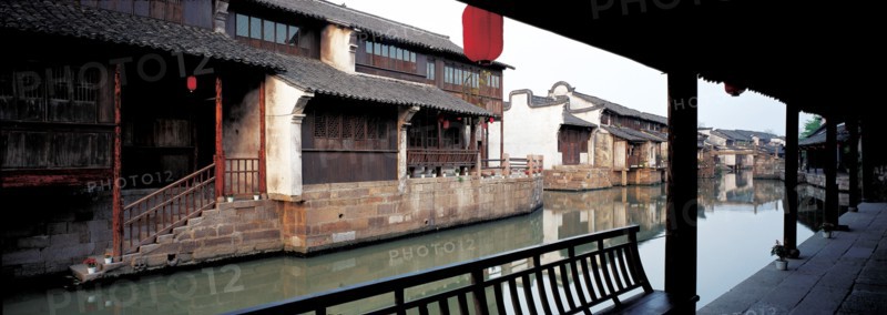 Village sur l'eau, Chine