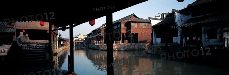 Village sur l'eau, Chine