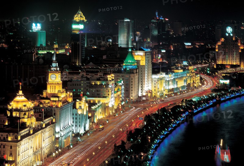 Shanghai by night, China