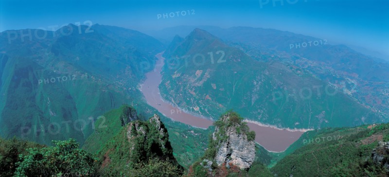 La gorge  Wu, une des Trois Gorges du Chang Jiang, China