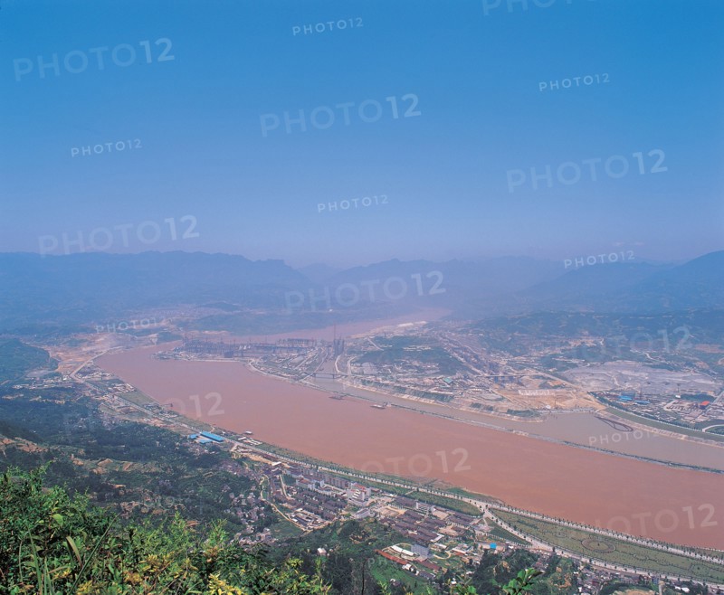 Le fleuve Changjiang, Chine
