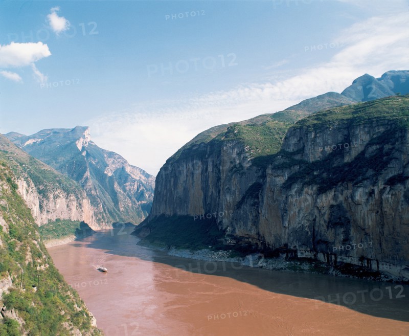 Les gorges de Xiling et de Qutang, Chanjiang, Kuimen, Chine
