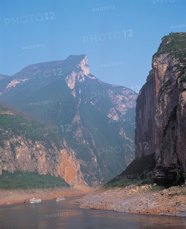 Les gorges de Xiling et de Qutang, Chanjiang, Kuimen, Chine