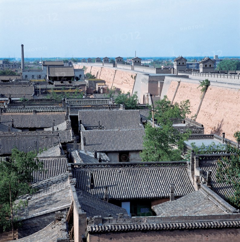 Rampart ancien de la ville de Pingyao, province du Shanxi, Chine