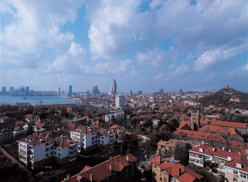 Ville de Qingdao, dans la province de Shandong, Chine