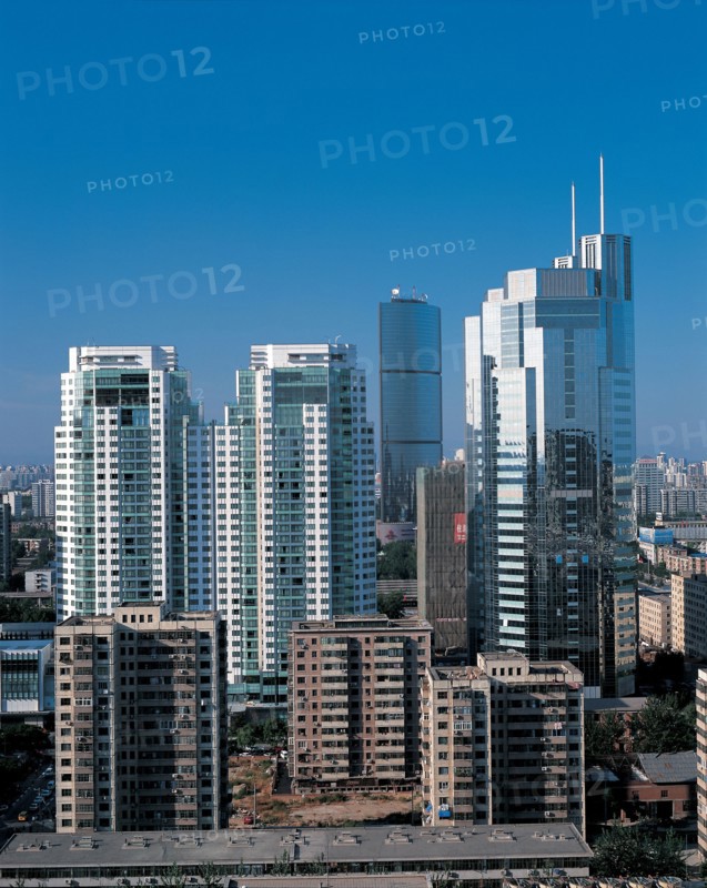Le quartier Jiali à Pékin, Chine
