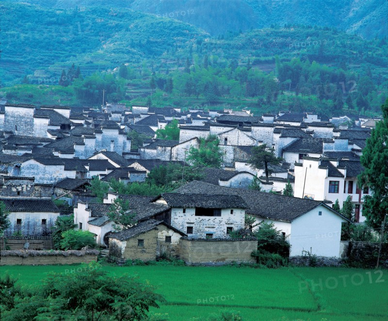 Village, province de l'Anhui, Chine
