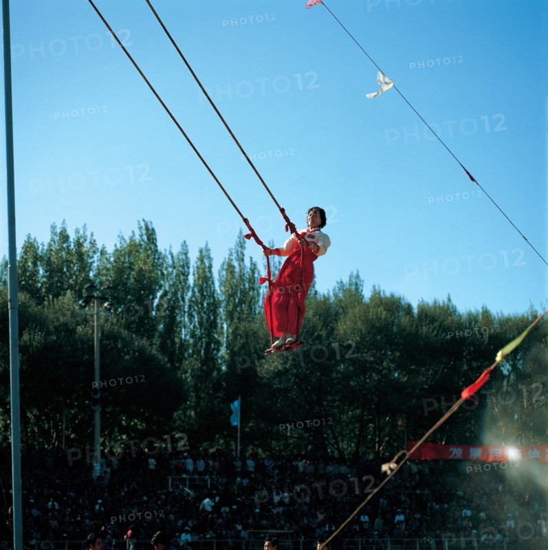 Trapeze artiste, China