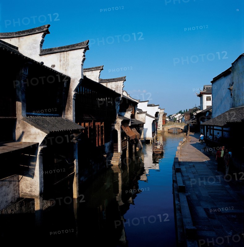 Village au bord de l'eau, Chine