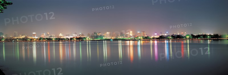 Ville la nuit, Chine