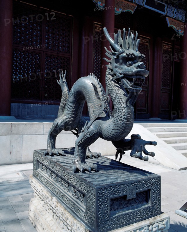 Dragon en bronze