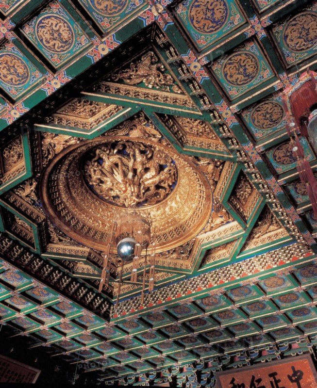Plafond décoré, Chine
