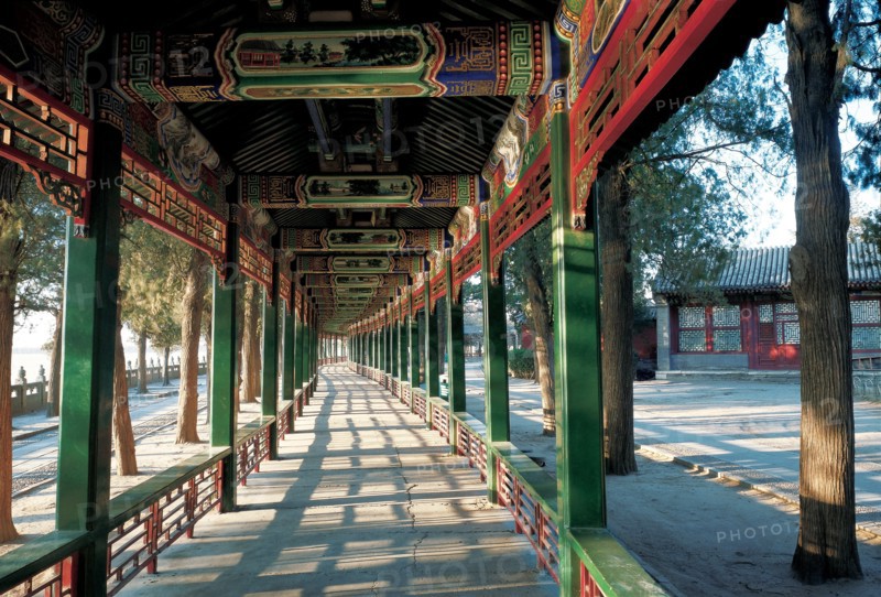 Allée couverte, Chine