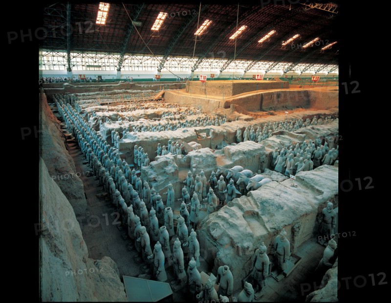Lintong, Qin Terra-Cotta Soldier and Horse Figures, Shanxi, China