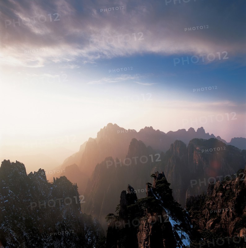 Mont Huang,  Chine