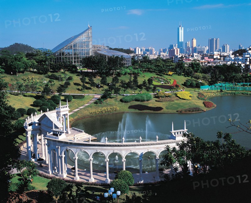 Guangzhou city, park, China
